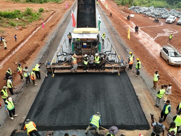 Labé :Démarrage des travaux de bitumage de la Route Labé-Mali.