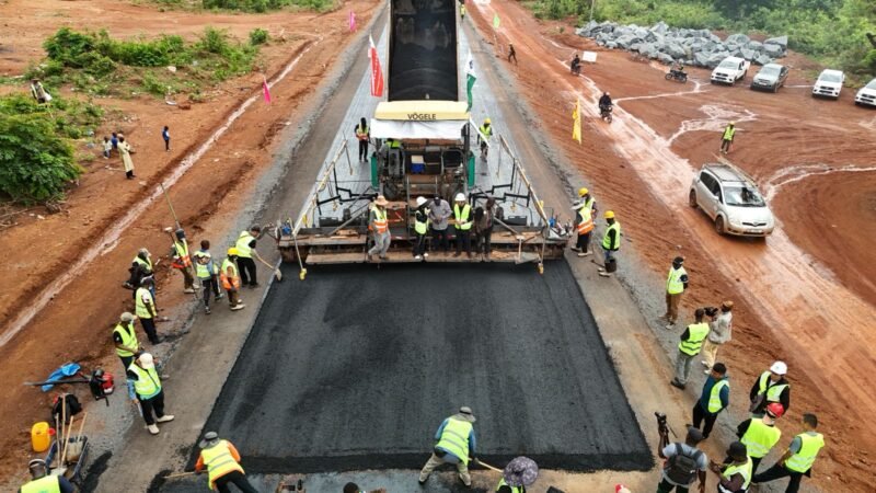 Labé :Démarrage des travaux de bitumage de la Route Labé-Mali.